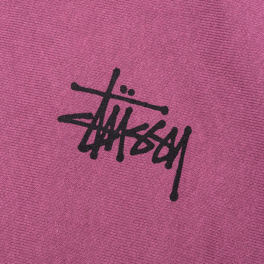 Basic Stussy Hoodie - Berry