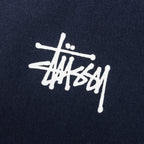 Basic Stussy Zip Hoodie - Navy