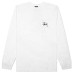 Basic Stussy L/S Tee - White