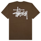 Basic Stussy Pigment Dyed Tee - Brown