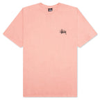Basic Stussy Pig. Dyed Tee - Coral