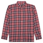 Beach Plaid Shirt - Red