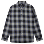 Beach Ombre Plaid Shirt - Black