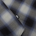 Beach Ombre Plaid Shirt - Black