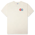 Beads Classic Flower Tee -  Washed Cream