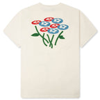 Beads Classic Flower Tee -  Washed Cream