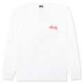 Beat Crazy L/S Tee - White