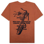 Beat Sounds Pigment Dyed Tee - Rust