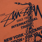 Beat Sounds Pigment Dyed Tee - Rust