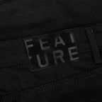 Berry Wide Denim Short - Jet Black