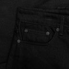 Berry Wide Denim Short - Jet Black