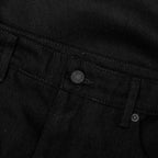 Berry Wide Denim Short - Jet Black