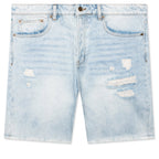 Berry Wide Denim Short - Vintage Light Blue