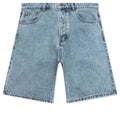 Berry Wide Denim Short - Washed Medium Blue