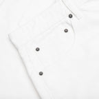 Berry Wide Denim Short - Washed White