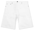 Berry Wide Denim Short - Washed White