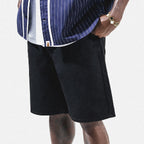 Berry Wide Denim Short - Jet Black