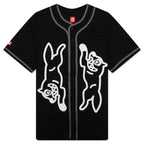 Betts S/S Knit Button Up - Black