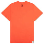 Outdoor S/S Knit - Red Orange