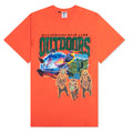 Outdoor S/S Knit - Red Orange