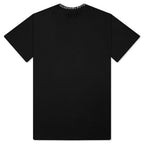 Wrapped S/S Knit Tee - Black