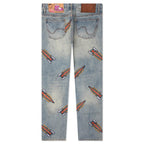 Strawberry Fit Blast Off Jeans - Hot Fudge