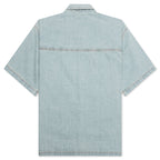 Blue Dog S/S Cropped Fit Woven Shirt - Blueberry Haze