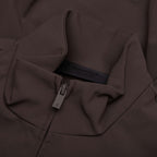 Bonded Nylon Bomber Jacket - Brown