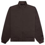Bonded Nylon Bomber Jacket - Brown