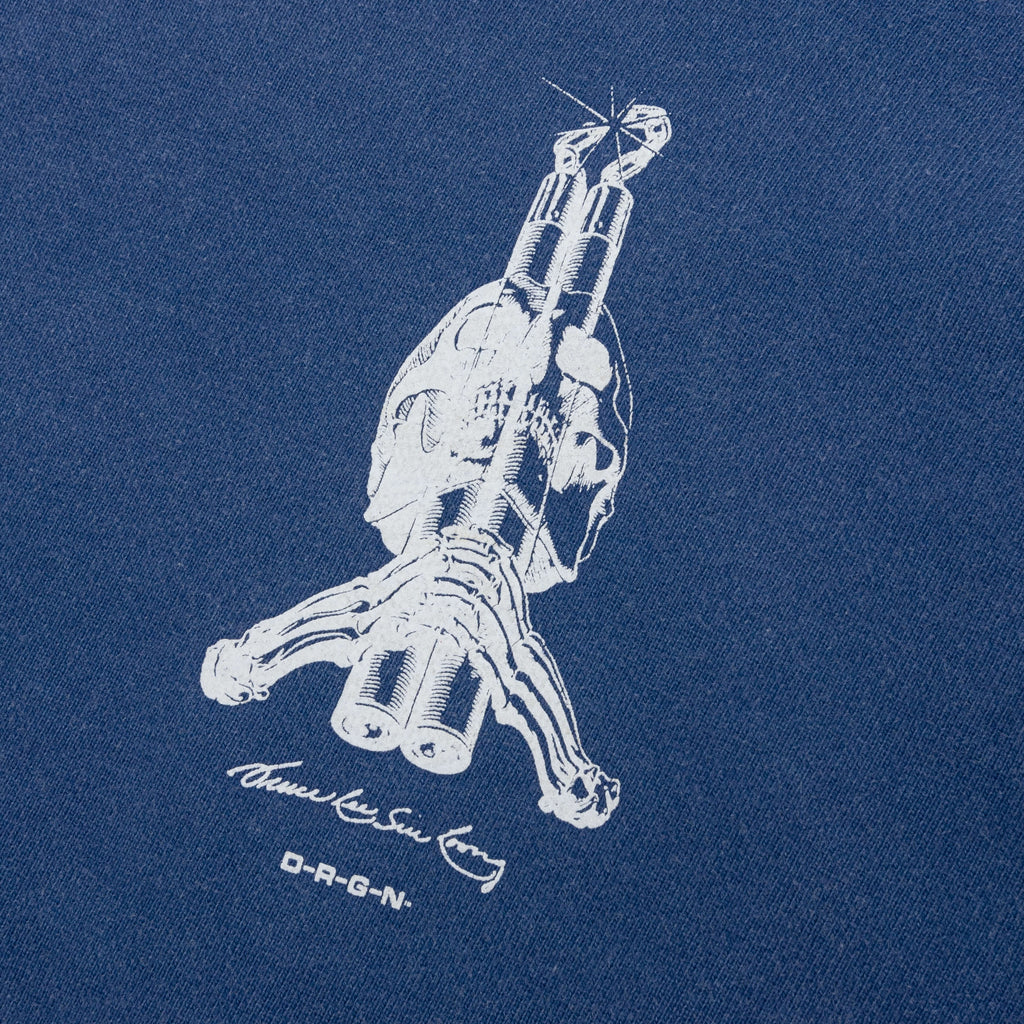 Bones Hoodie - Faded Navy