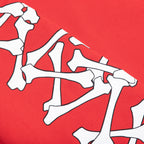 Bones Stacked Hoodie - Red