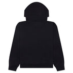 Psychedelic Boxy Fit Hoodie - Black