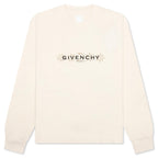 Boxy Fit Tarot Long Sleeve T-Shirt - Ivory