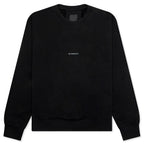 Tarot Print Boxy Fit Long Sleeve T-Shirt - Black