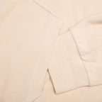 Boxy Fit Velvet Sweatshirt With Pocket Base - Clay