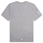 GVCY Floral Printed Crewneck T-Shirt - Light Grey Melange