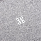 GVCY Floral Printed Crewneck T-Shirt - Light Grey Melange