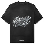 British Cowboys T-Shirt - Stained Black