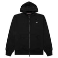 Brooklyn Fleece Full-Zip Hoodie - Black/White