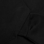 Brooklyn Fleece Pullover Hoodie - Black/White