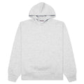Brooklyn Fleece Pullover Hoodie - Grey Heather/White