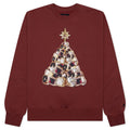 Brooklyn Fleece Holiday Crewneck - Redstone/Black