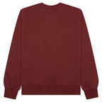 Brooklyn Fleece Holiday Crewneck - Redstone/Black