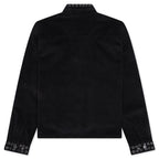 Brushed 1/4 Zip Jacket - Black