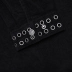 Brushed 1/4 Zip Jacket - Black