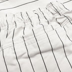 Brushed Beach Short - Bone Printed Stripe