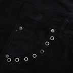 Brushed Bell Bottom Pant - Black