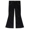Brushed Bell Bottom Pant - Black