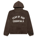Brushed Hoodie - Brown