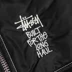 Built Bomber Jacket - Black